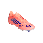 adidas F50 League FG Firm Ground Soccer Cleats- Beam Orange / Lucid Blue / Cloud White