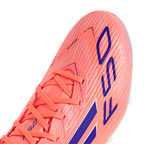 adidas F50 League FG Firm Ground Soccer Cleats- Beam Orange / Lucid Blue / Cloud White
