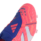 adidas Predator Elite FoldTongue FT FG Firm Ground Soccer Cleats- Signal Coral / Cloud White / Beam Orange