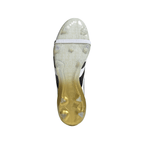 adidas Predator Elite FoldTongue FT FG Firm Ground Soccer Cleats- Cloud White /Core Black/Gold Metallic