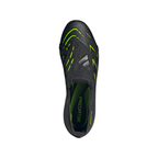 adidas Predator League FoldTongue FG Firm Ground Soccer Cleat -Core Black / Carbon / Lucid Lemon