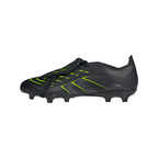 adidas Predator League FoldTongue FG Firm Ground Soccer Cleat -Core Black / Carbon / Lucid Lemon