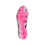 adidas Predator Beckham League FoldTongue FG Firm Ground Soccer Cleat -Beam Pink/Core Black/ White
