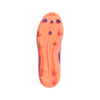 adidas F50 League Mid Junior FG/AG Firm/Artificial-Ground Soccer Cleats- Beam Orange / Lucid Blue / Cloud White