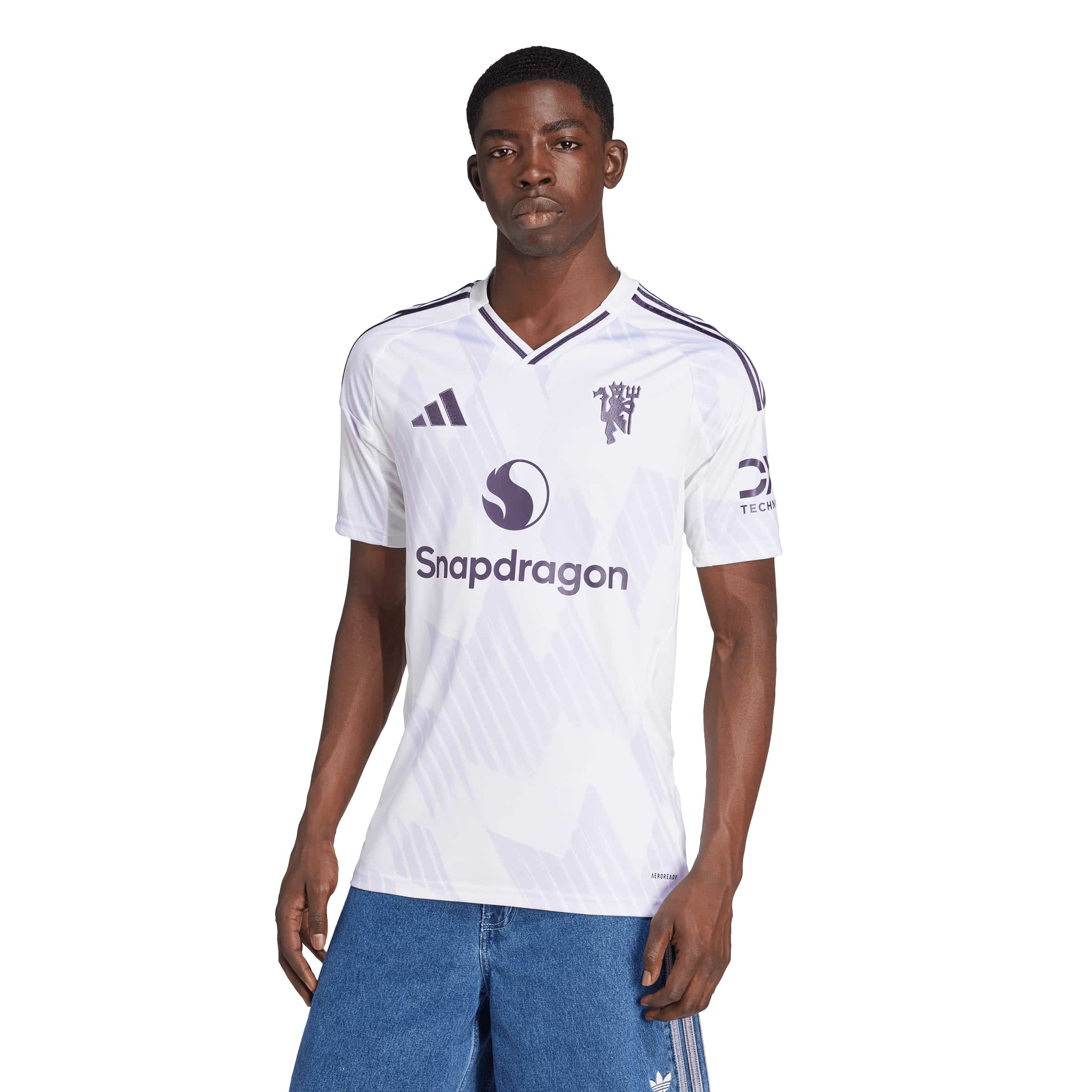 Manchester United 25/26 Away Jersey Official Jerseys adidas White XS 
