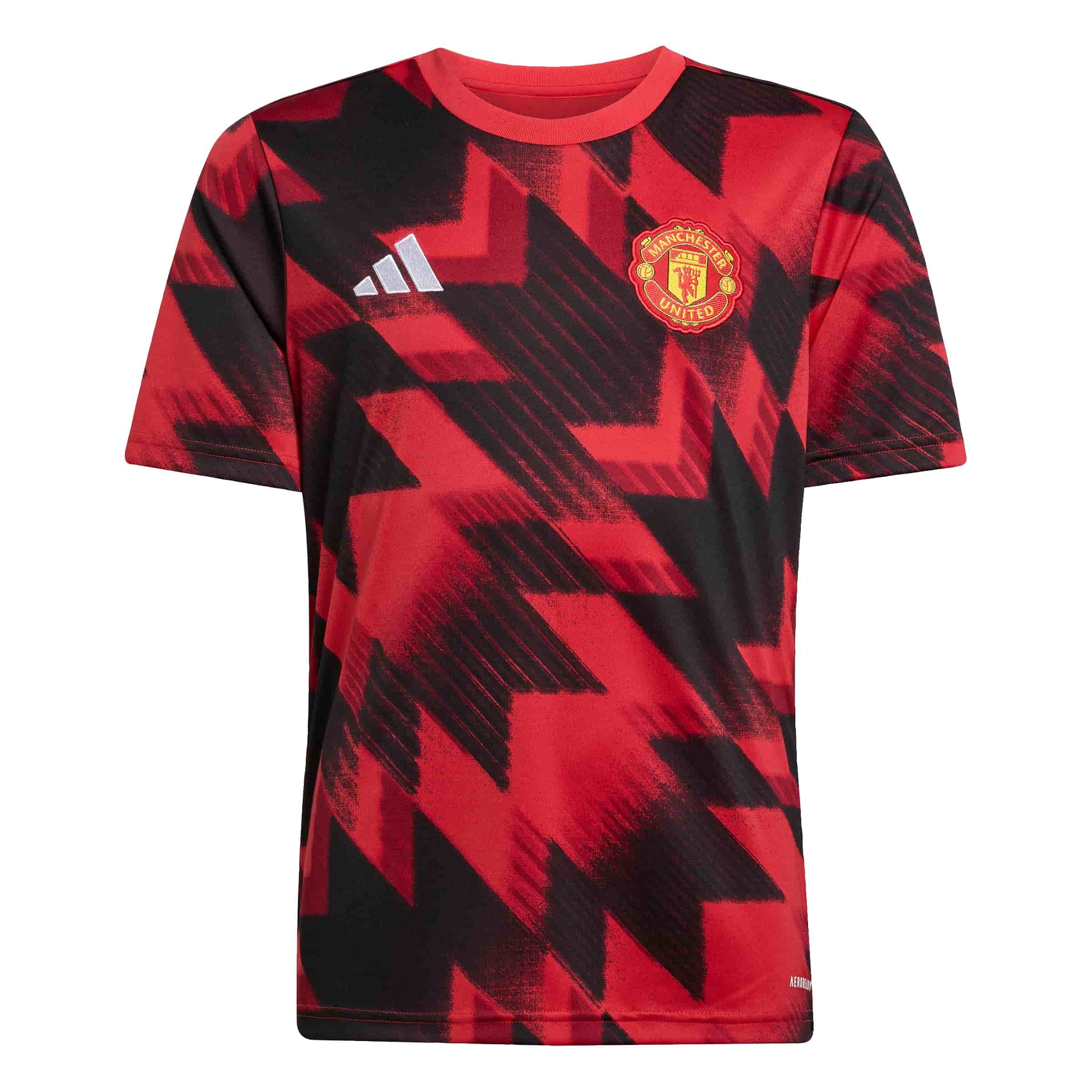 Manchester United 25/26 Pre-Match Jersey Jr. Official Jerseys adidas Red YXS 