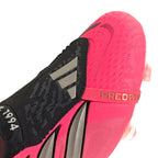adidas Predator Elite FoldTongue FT FG Firm Ground Soccer Cleats- Solar Turbo/Thermal Chrome/Core Black