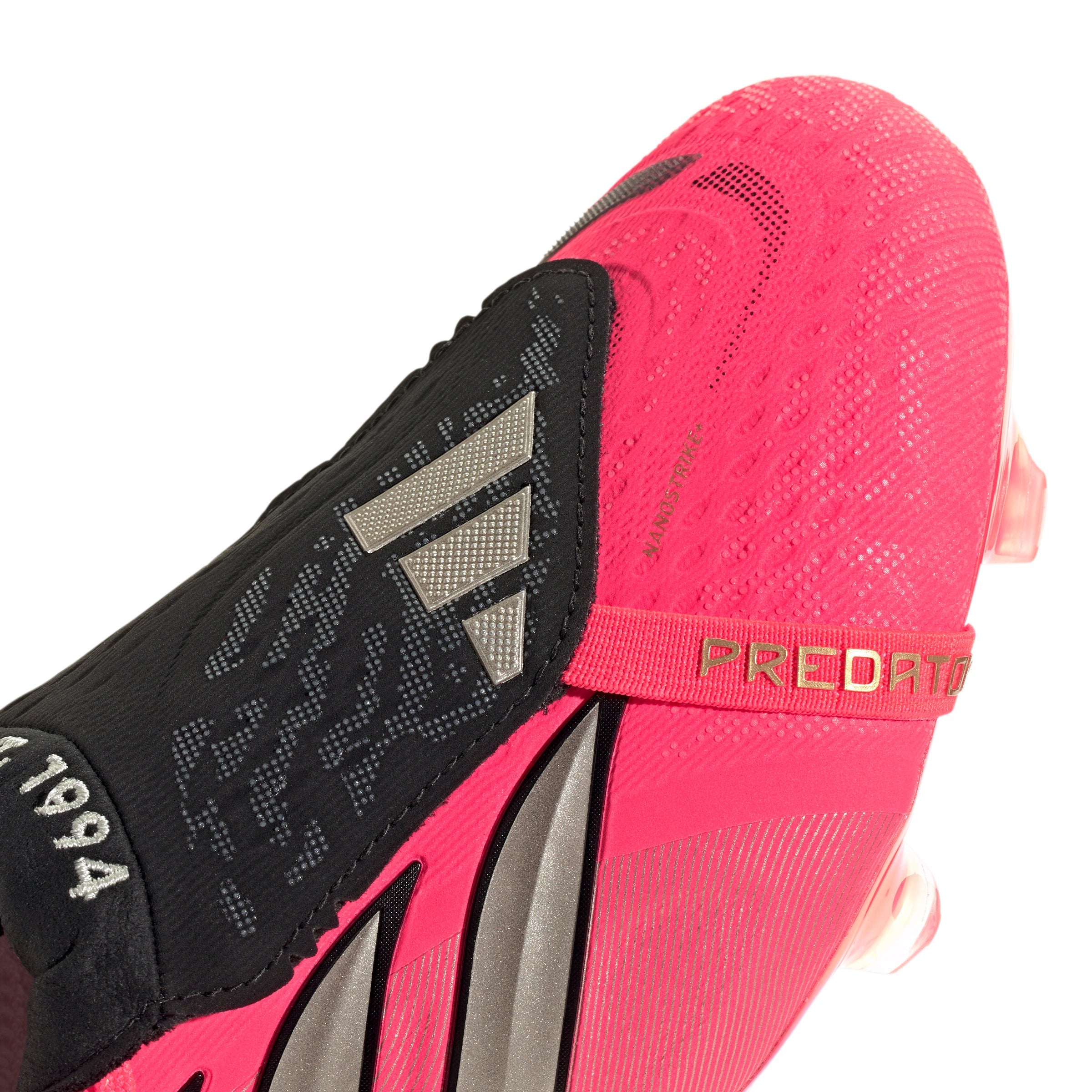 adidas Predator Elite FoldTongue FT FG Firm Ground Soccer Cleats- Solar Turbo/Thermal Chrome/Core Black