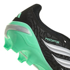 adidas Predator League FoldTongue FG Firm Ground Soccer Cleats -Core Black / Silver Metallic / Pulse Mint
