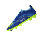 adidas Messi F50 League Junior FG Firm Ground Soccer Cleats -Team Royal Blue/Solar Yellow/Semi Blue Burst