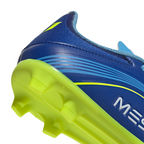 adidas Messi F50 League Junior FG Firm Ground Soccer Cleats -Team Royal Blue/Solar Yellow/Semi Blue Burst