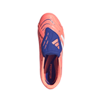 adidas Predator League FoldTongue FG Junior Firm Ground Soccer Cleat - Signal Coral / Cloud White / Beam Orange