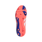adidas Predator League FoldTongue FG Junior Firm Ground Soccer Cleat - Signal Coral / Cloud White / Beam Orange