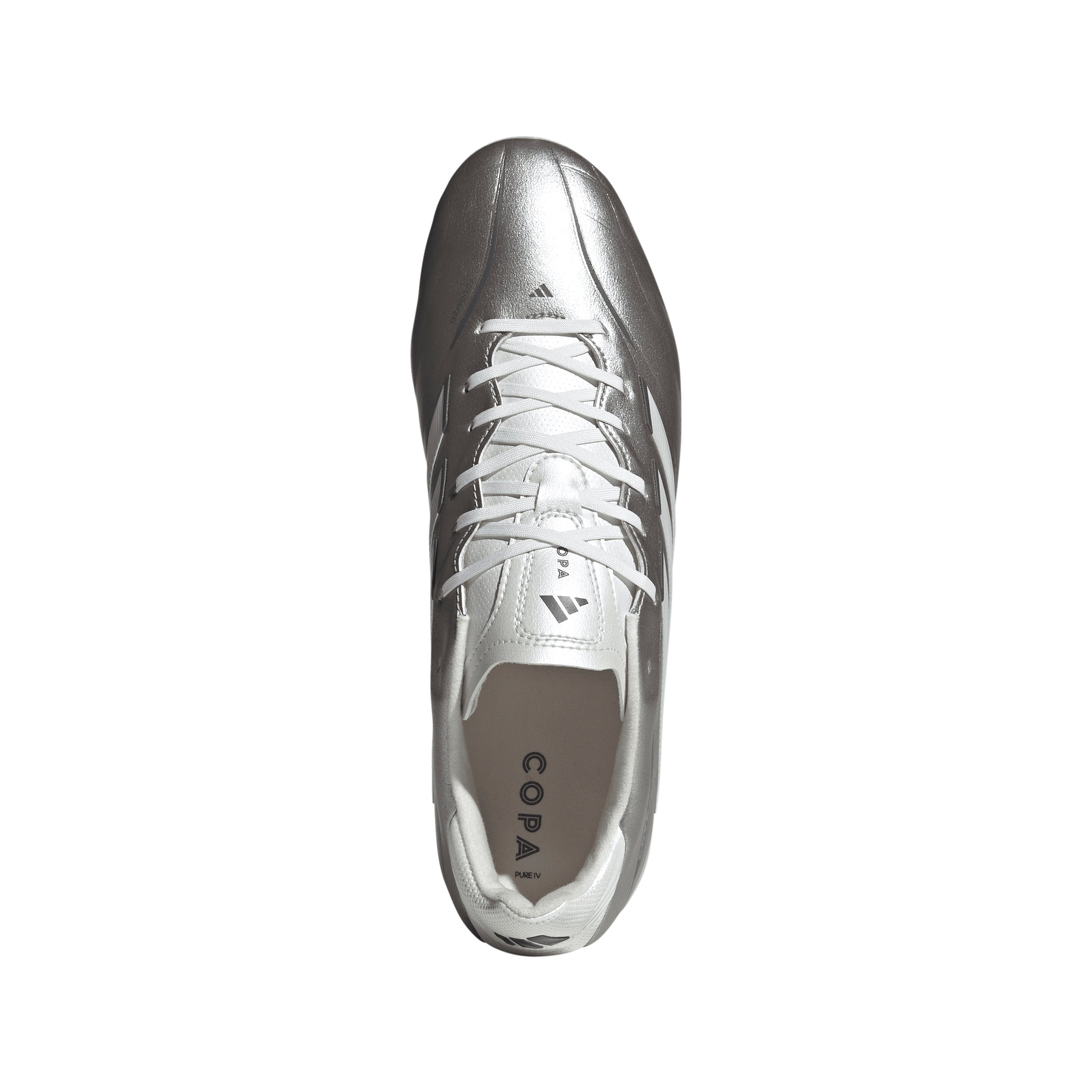adidas Copa Pure IV League FG Firm Ground Soccer Cleats - Taupe Metallic/ Zero Metallic /Night Metallic