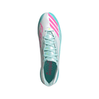 adidas F50 Elite Messi FG Firm Ground Soccer Cleats- Cloud White / Lucid Pink / Flash Aqua