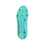 adidas Messi F50 League Junior FG Firm Ground Soccer Cleats -Cloud White / Lucid Pink / Flash Aqua