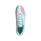 adidas Messi F50 League FG Firm Ground Soccer Cleats-  Cloud White / Lucid Pink / Flash Aqua