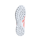 adidas Predator League FoldTongue Turf Soccer Cleat - Signal Coral / Cloud White / Beam Orange