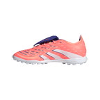 adidas Predator League FoldTongue Turf Soccer Cleat - Signal Coral / Cloud White / Beam Orange