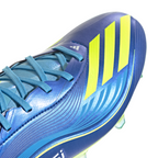 adidas Messi F50 Pro FG Firm Ground Soccer Cleats-Team Royal Blue/Solar Yellow/Semi Blue Burst