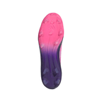 adidas F50 League Laceless Lamine Yamal FG Firm Ground Soccer Cleats- Purple / Cloud White / Lucid Lemon
