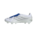 adidas Predator Jude Bellingham Pro FoldTongue FG Firm Ground Soccer Cleats- Cloud White / Zero Metalic / Royal Blue