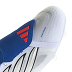 adidas Predator Jude Bellingham Pro FoldTongue FG Firm Ground Soccer Cleats- Cloud White / Zero Metalic / Royal Blue