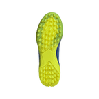 adidas Messi F50 League Junior TF Turf Soccer Cleats- Team Royal Blue/Solar Yellow/Semi Blue Burst
