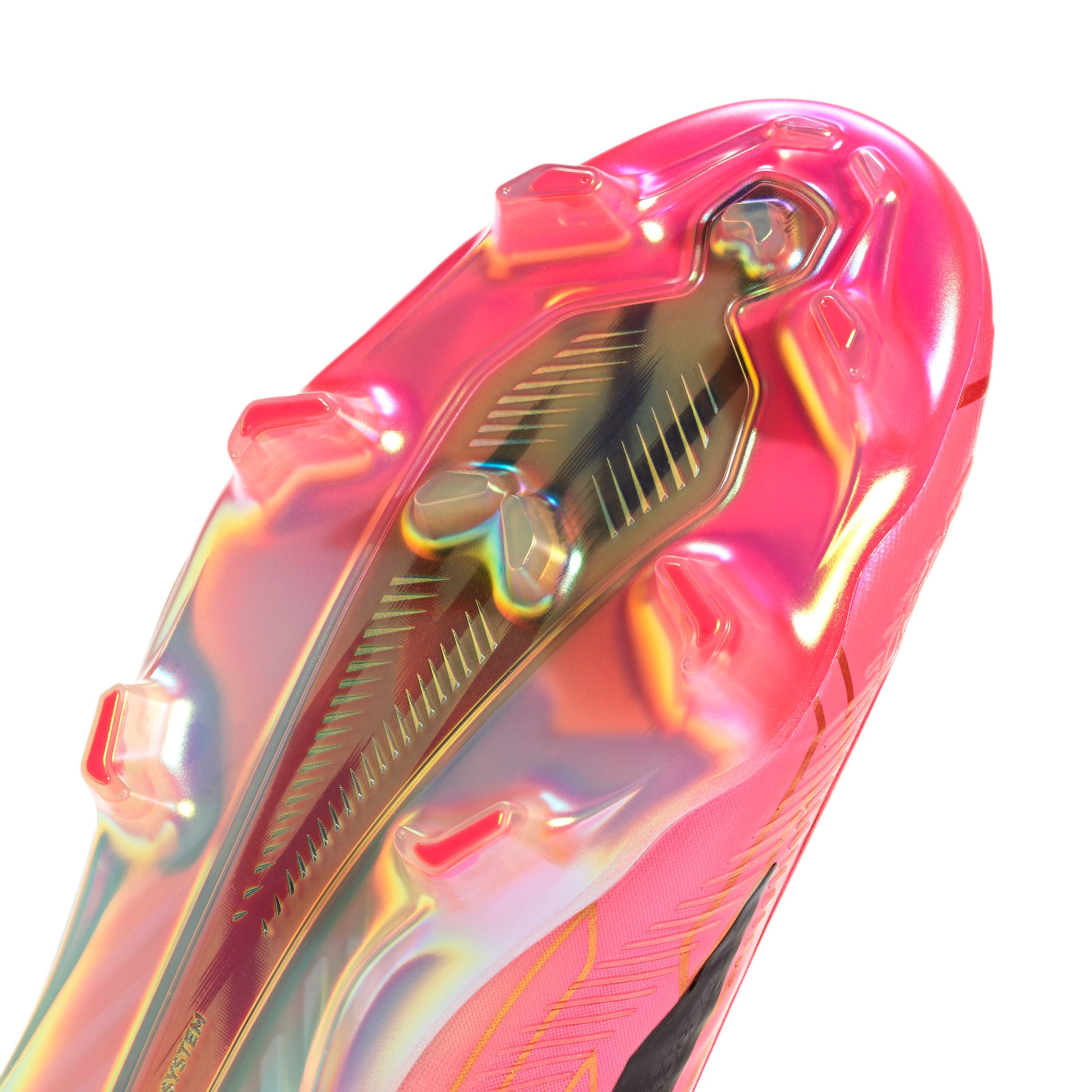 adidas F50 Hyperfast Elite FG Firm Ground Soccer Cleats- Solar Turbo / Core Black / Gold Metallic