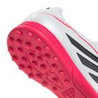 adidas Copa Pure IV League Junior TF Turf Soccer Cleats- Zero Metalic / Core Black / Lucid Red
