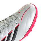 adidas Copa Pure IV League Junior TF Turf Soccer Cleats- Zero Metalic / Core Black / Lucid Red