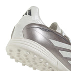 adidas Copa Pure IV League Junior TF Turf Soccer Cleats-Taupe Metallic/ Zero Metallic / Night Metallic