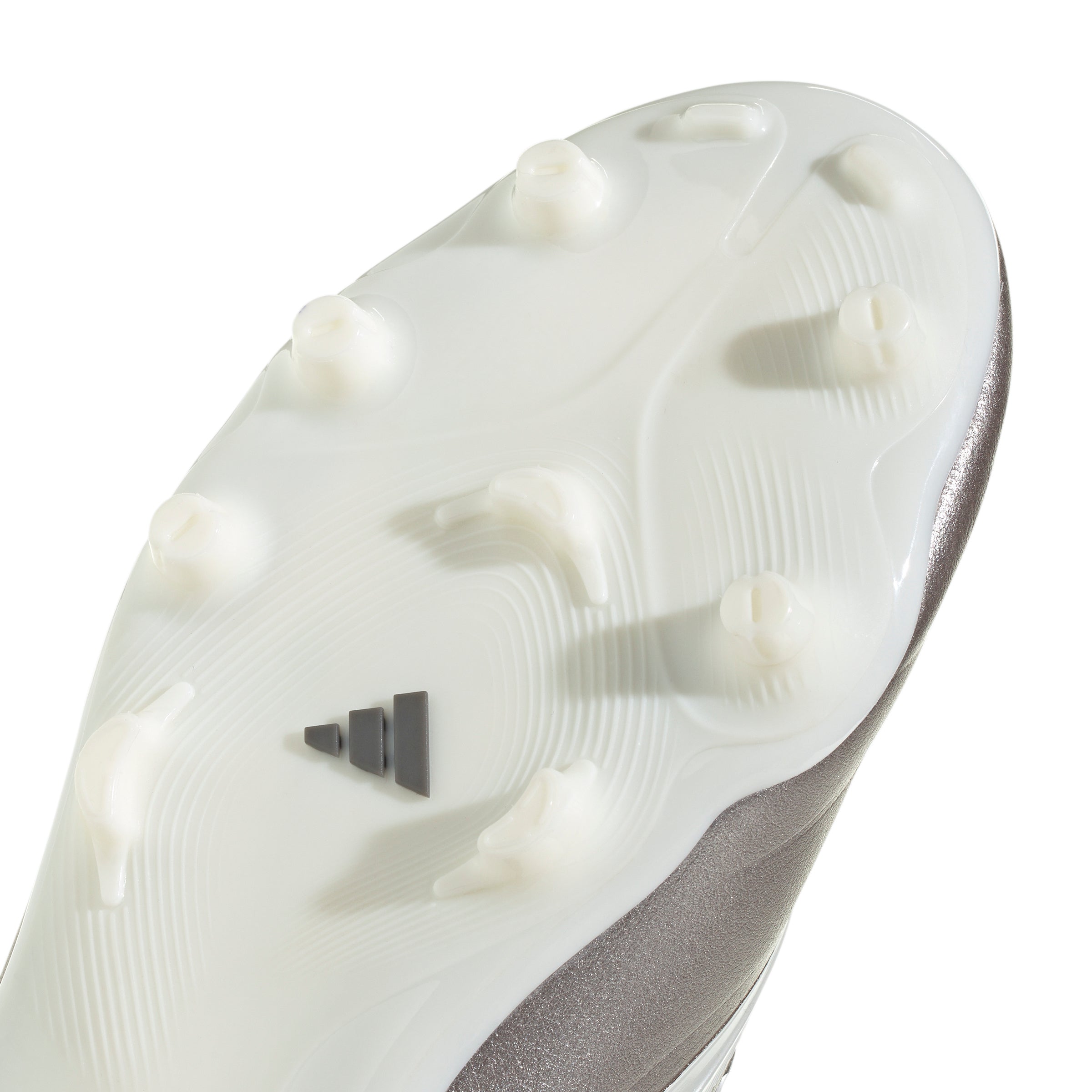 adidas Copa Pure IV League Junior FG Firm Ground Soccer Cleats-Taupe Metallic/ Zero Metallic / Night Metallic