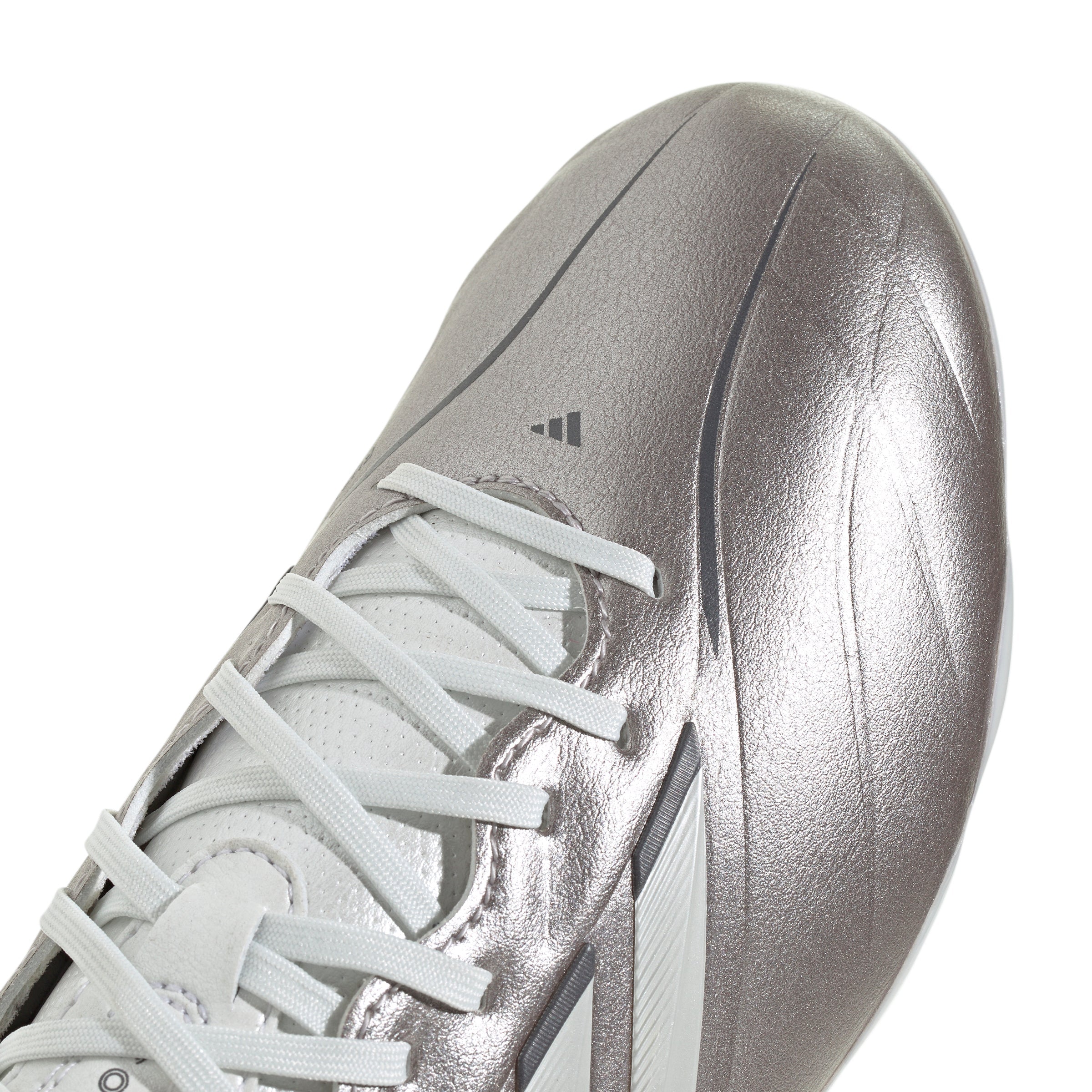 adidas Copa Pure IV League Junior FG Firm Ground Soccer Cleats-Taupe Metallic/ Zero Metallic / Night Metallic