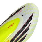 adidas F50 Elite Laceless FG Firm Ground Soccer Cleats- Team Solar Yellow 2 / Core Black / Lucid Red