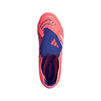 adidas Predator Junior Elite Fold Tongue  FG Firm Ground Soccer Cleat - Signal Coral / Cloud White / Beam Orange