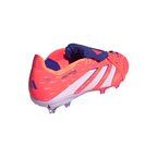 adidas Predator Junior Elite Fold Tongue  FG Firm Ground Soccer Cleat - Signal Coral / Cloud White / Beam Orange