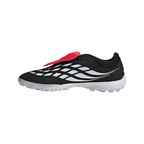adidas Predator Pro Fold Tongue FT TF Turf Soccer Cleat - Core Black / Cloud White / Lucid Red