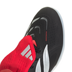 adidas Predator Pro Fold Tongue FT TF Turf Soccer Cleat - Core Black / Cloud White / Lucid Red