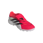 adidas Predator Pro Fold Tongue FT TF Turf Soccer Cleat -Lucid Red / Core Black / Cloud White