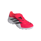 adidas Predator League FoldTongue Turf Soccer Cleat -Lucid Red / Core Black / Cloud White
