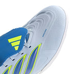 adidas Predator League FoldTongue Turf Soccer Cleats-  Crystal Sky/ Ray Blue/Team Solar Yellow 2