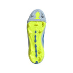 adidas Predator League FoldTongue  FT FG Junior Firm Ground Soccer Cleat - Crystal Sky / Ray Blue / Team Solar Yellow 2