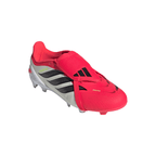 adidas Predator League FoldTongue  FT FG Junior Firm Ground Soccer Cleat - Lucid Red / Core Black / Cloud White