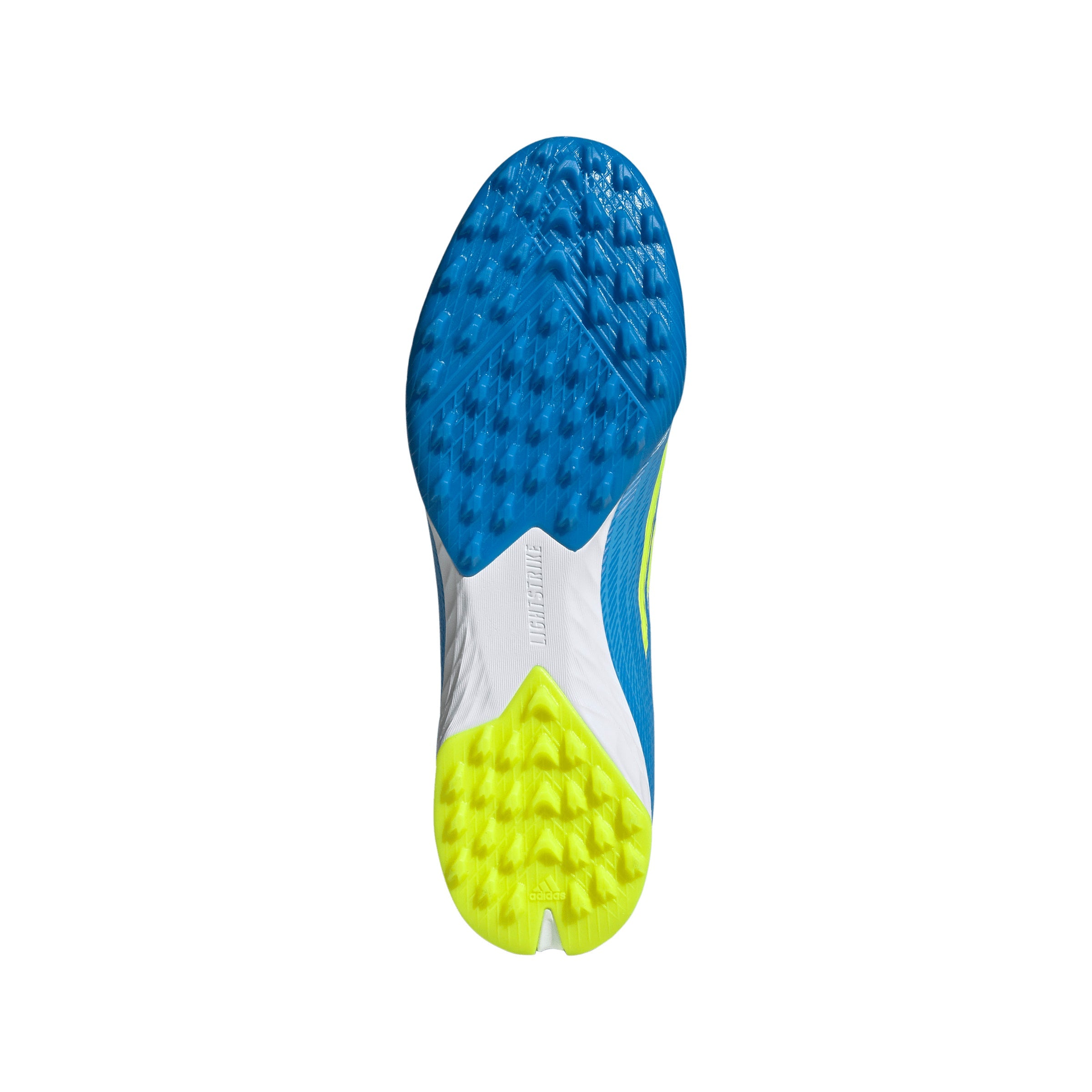 adidas F50 Pro TF Turf Soccer Cleats- Lucid Ray Blue / Team Solar Yellow 2 / Lucid Aquamarine