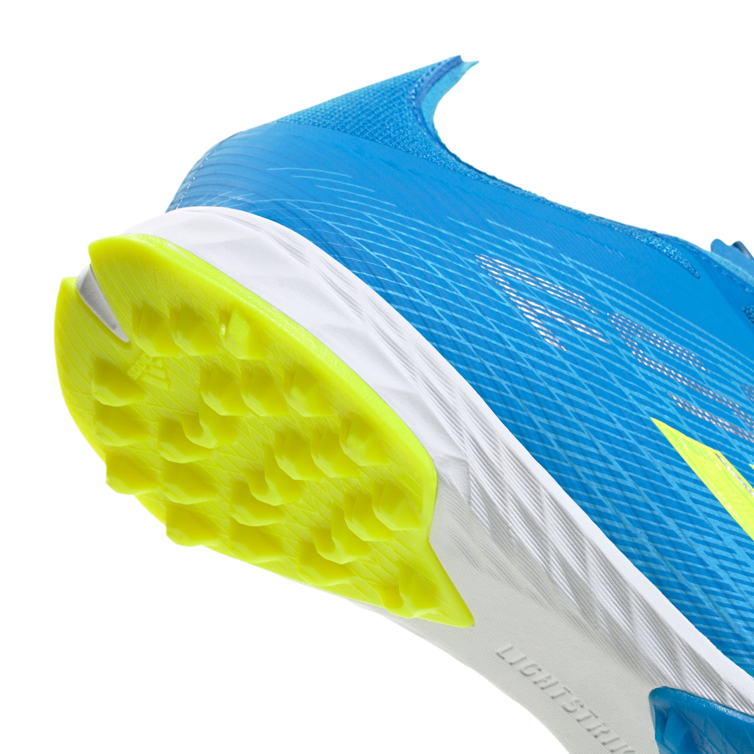 adidas F50 Pro TF Turf Soccer Cleats- Lucid Ray Blue / Team Solar Yellow 2 / Lucid Aquamarine