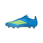 adidas F50 Pro FG Firm Ground Soccer Cleats- Lucid Ray Blue / Team Solar Yellow 2 / Lucid Aquamarine