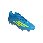 adidas F50 Pro FG Firm Ground Soccer Cleats- Lucid Ray Blue / Team Solar Yellow 2 / Lucid Aquamarine