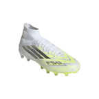 adidas F50 Sparkfusion Pro FG Women’s Firm Ground Soccer Cleat - Cloud White / Iron Metallic / Hi-Res Yellow