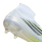 adidas F50 Sparkfusion Pro FG Women’s Firm Ground Soccer Cleat - Cloud White / Iron Metallic / Hi-Res Yellow